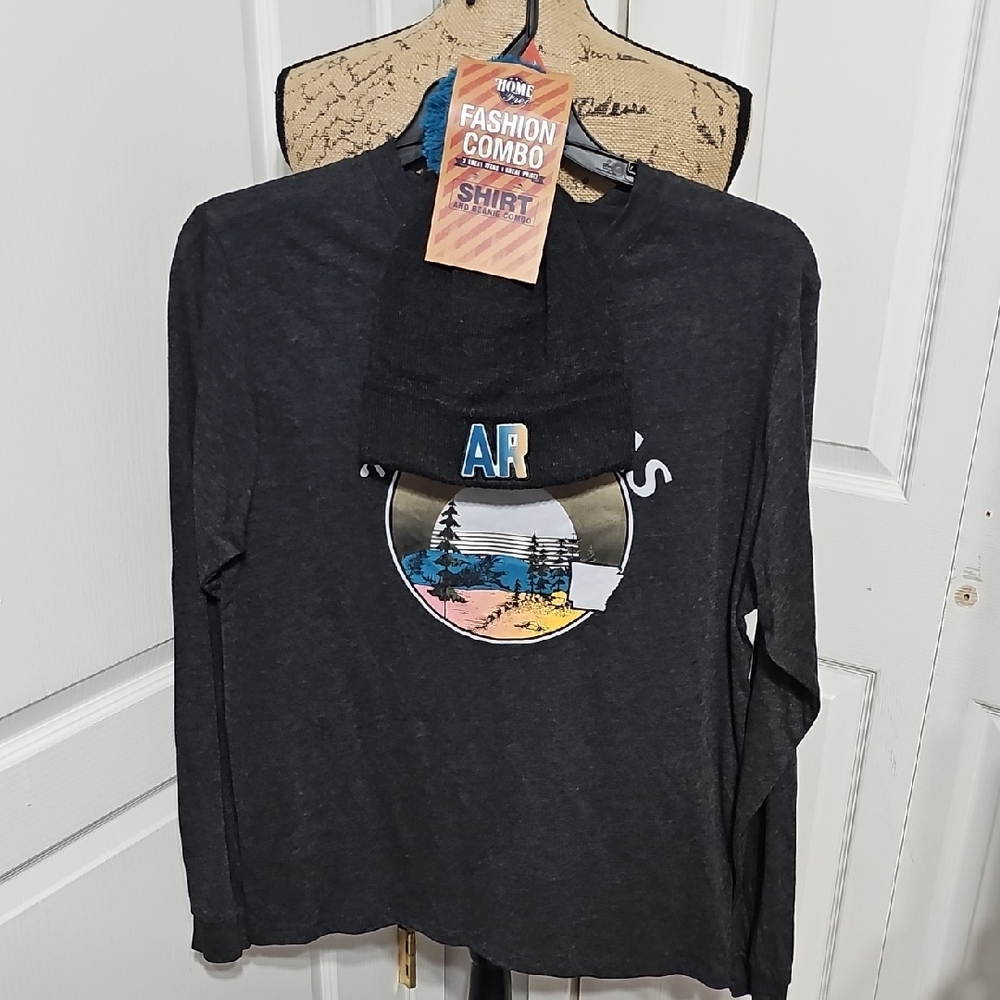 Nwt Arkansas Long Sleeve And Matching Beanie #39